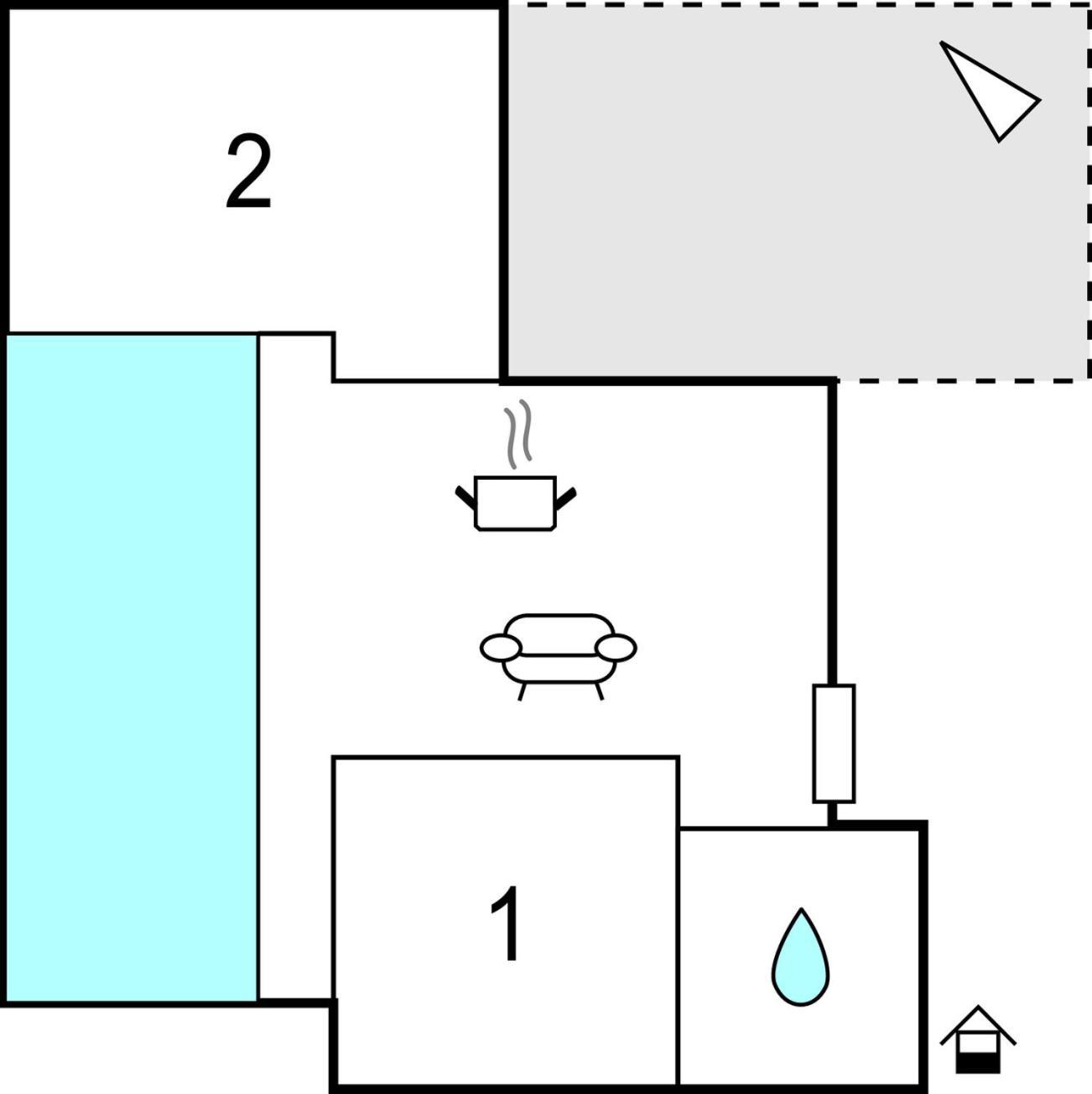 2 Bedroom Lovely Apartment In 茨里克韦尼察 外观 照片